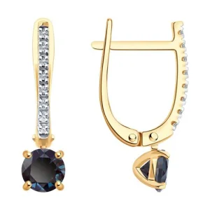 Серьги Sokolov и Diamant золото 72-00414 (Sokolov и Diamant, Россия)