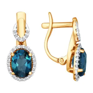 Серьги Sokolov и Diamant золото 723895 (Sokolov и Diamant, Россия)