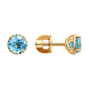 Серьги Sokolov и Diamant золото 724195 (Sokolov и Diamant, Россия)