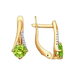 Серьги Sokolov и Diamant золото 724217 (Sokolov и Diamant, Россия)
