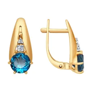 Серьги Sokolov и Diamant золото 724571 (Sokolov и Diamant, Россия)