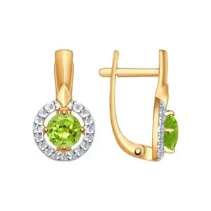 Серьги Sokolov и Diamant золото 724592 (Sokolov и Diamant, Россия)