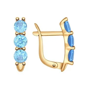 Серьги Sokolov и Diamant золото 724716 (Sokolov и Diamant, Россия)