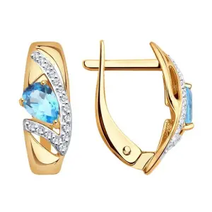 Серьги Sokolov и Diamant золото 724827 (Sokolov и Diamant, Россия)