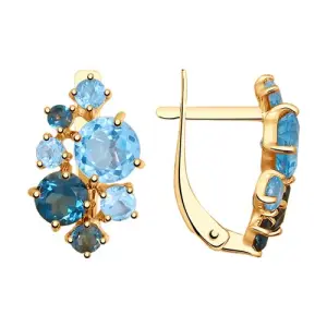 Серьги Sokolov и Diamant золото 725245 (Sokolov и Diamant, Россия)