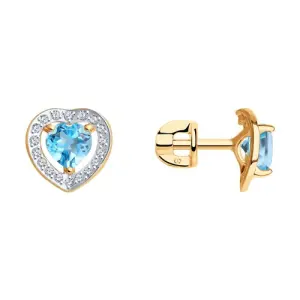 Серьги Sokolov и Diamant золото 725289 (Sokolov и Diamant, Россия)