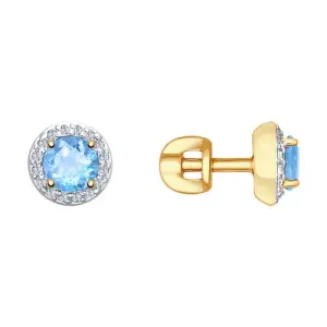 Серьги Sokolov и Diamant золото 725296 (Sokolov и Diamant, Россия)