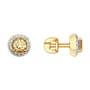 Серьги Sokolov и Diamant золото 725297 (Sokolov и Diamant, Россия)