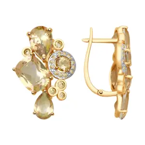 Серьги Sokolov и Diamant золото 725308 (Sokolov и Diamant, Россия)