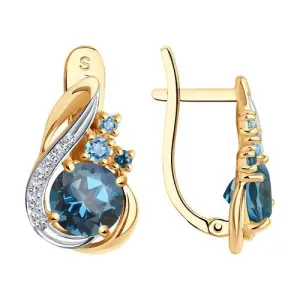 Серьги Sokolov и Diamant золото 725390 (Sokolov и Diamant, Россия)