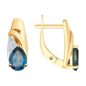 Серьги Sokolov и Diamant золото 725598 (Sokolov и Diamant, Россия)