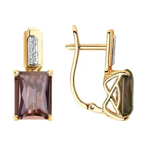 Серьги Sokolov и Diamant золото 725737 (Sokolov и Diamant, Россия)