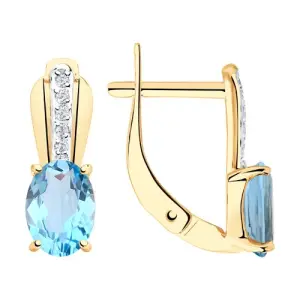Серьги Sokolov и Diamant золото 725844 (Sokolov и Diamant, Россия)