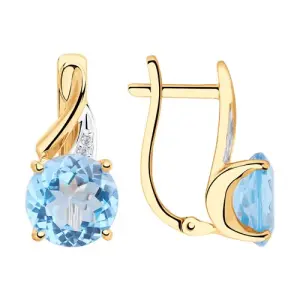 Серьги Sokolov и Diamant золото 725859 (Sokolov и Diamant, Россия)