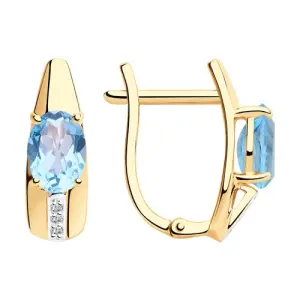 Серьги Sokolov и Diamant золото 725945 (Sokolov и Diamant, Россия)