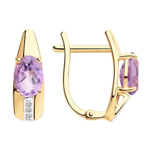 Серьги Sokolov и Diamant золото 725947 (Sokolov и Diamant, Россия)