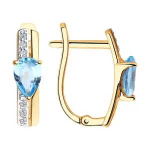 Серьги Sokolov и Diamant золото 725965 (Sokolov и Diamant, Россия)
