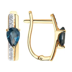 Серьги Sokolov и Diamant золото 725966 (Sokolov и Diamant, Россия)