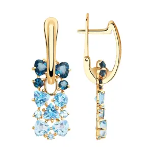 Серьги Sokolov и Diamant золото 725980 (Sokolov и Diamant, Россия)