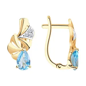 Серьги Sokolov и Diamant золото 725981 (Sokolov и Diamant, Россия)