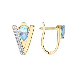 Серьги Sokolov и Diamant золото 726070 (Sokolov и Diamant, Россия)