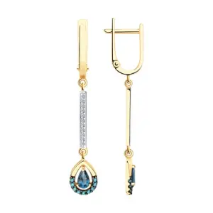 Серьги Sokolov и Diamant золото 726103 (Sokolov и Diamant, Россия)