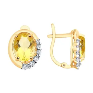 Серьги Sokolov и Diamant золото 726180 (Sokolov и Diamant, Россия)