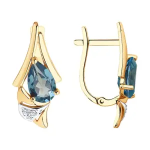 Серьги Sokolov и Diamant золото 726184 (Sokolov и Diamant, Россия)