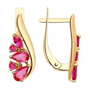 Серьги Sokolov и Diamant золото 726911 (Sokolov и Diamant, Россия)