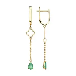 Серьги Sokolov и Diamant золото 726973 (Sokolov и Diamant, Россия)