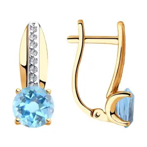 Серьги Sokolov и Diamant золото 727055 (Sokolov и Diamant, Россия)