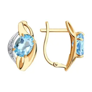 Серьги Sokolov и Diamant золото 727082 (Sokolov и Diamant, Россия)