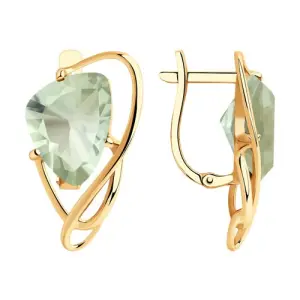 Серьги Sokolov и Diamant золото 727109 (Sokolov и Diamant, Россия)