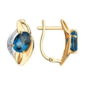 Серьги Sokolov и Diamant золото 727111 (Sokolov и Diamant, Россия)