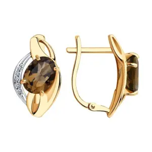 Серьги Sokolov и Diamant золото 727112 (Sokolov и Diamant, Россия)