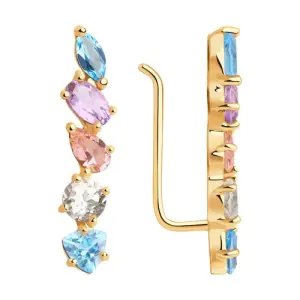 Серьги Sokolov и Diamant золото 727224 (Sokolov и Diamant, Россия)