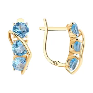 Серьги Sokolov и Diamant золото 727295 (Sokolov и Diamant, Россия)