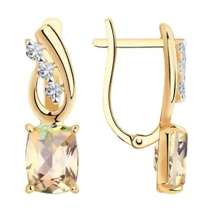 Серьги Sokolov и Diamant золото 727344 (Sokolov и Diamant, Россия)
