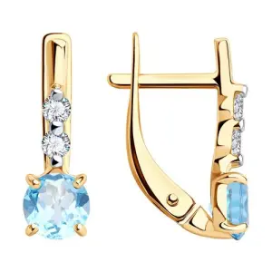 Серьги Sokolov и Diamant золото 727376 (Sokolov и Diamant, Россия)