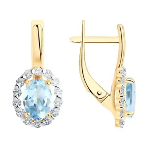 Серьги Sokolov и Diamant золото 727522 (Sokolov и Diamant, Россия)