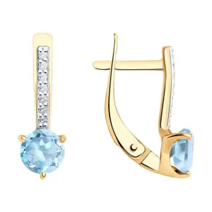 Серьги Sokolov и Diamant золото 727533 (Sokolov и Diamant, Россия)