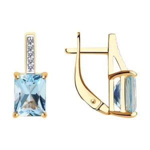 Серьги Sokolov и Diamant золото 727573 (Sokolov и Diamant, Россия)