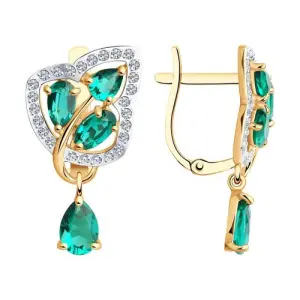Серьги Sokolov и Diamant золото 727720 (Sokolov и Diamant, Россия)
