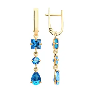Серьги Sokolov и Diamant золото 727750 (Sokolov и Diamant, Россия)