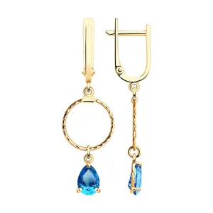 Серьги Sokolov и Diamant золото 727756 (Sokolov и Diamant, Россия)