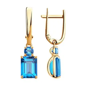 Серьги Sokolov и Diamant золото 727763 (Sokolov и Diamant, Россия)