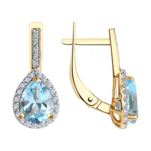 Серьги Sokolov и Diamant золото 727943 (Sokolov и Diamant, Россия)