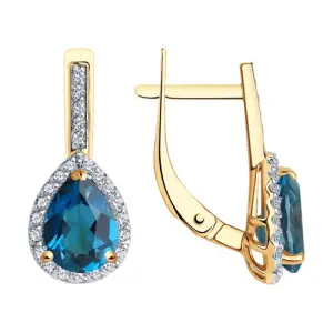 Серьги Sokolov и Diamant золото 727944 (Sokolov и Diamant, Россия)