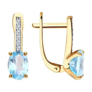 Серьги Sokolov и Diamant золото 727971 (Sokolov и Diamant, Россия)