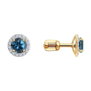 Серьги Sokolov и Diamant золото 727996 (Sokolov и Diamant, Россия)